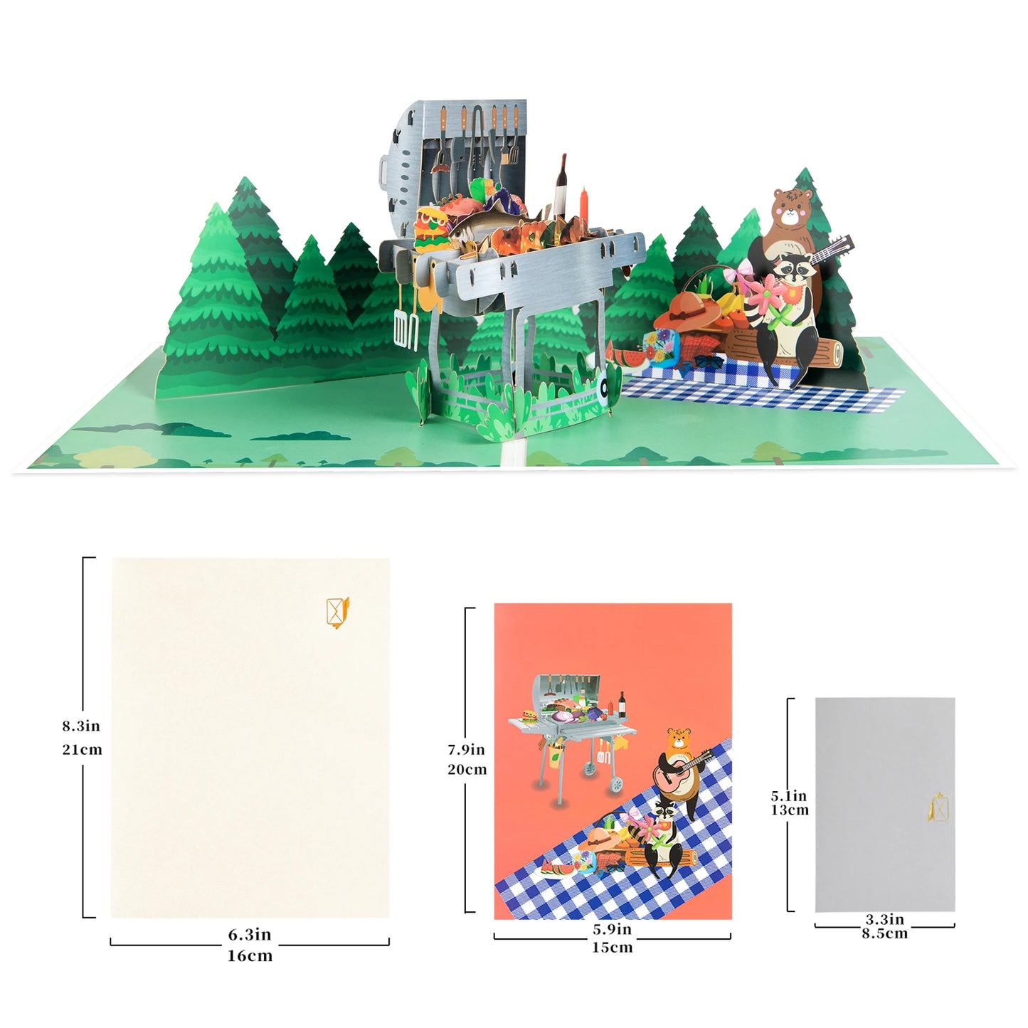 Travel Pop Up Card Journey Tour Souvenir 3D Greeting Cards Hotel Gift for Tourist Guests