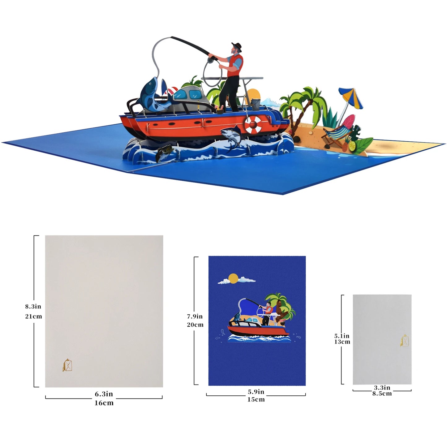 Travel Pop Up Card Journey Tour Souvenir 3D Greeting Cards Hotel Gift for Tourist Guests