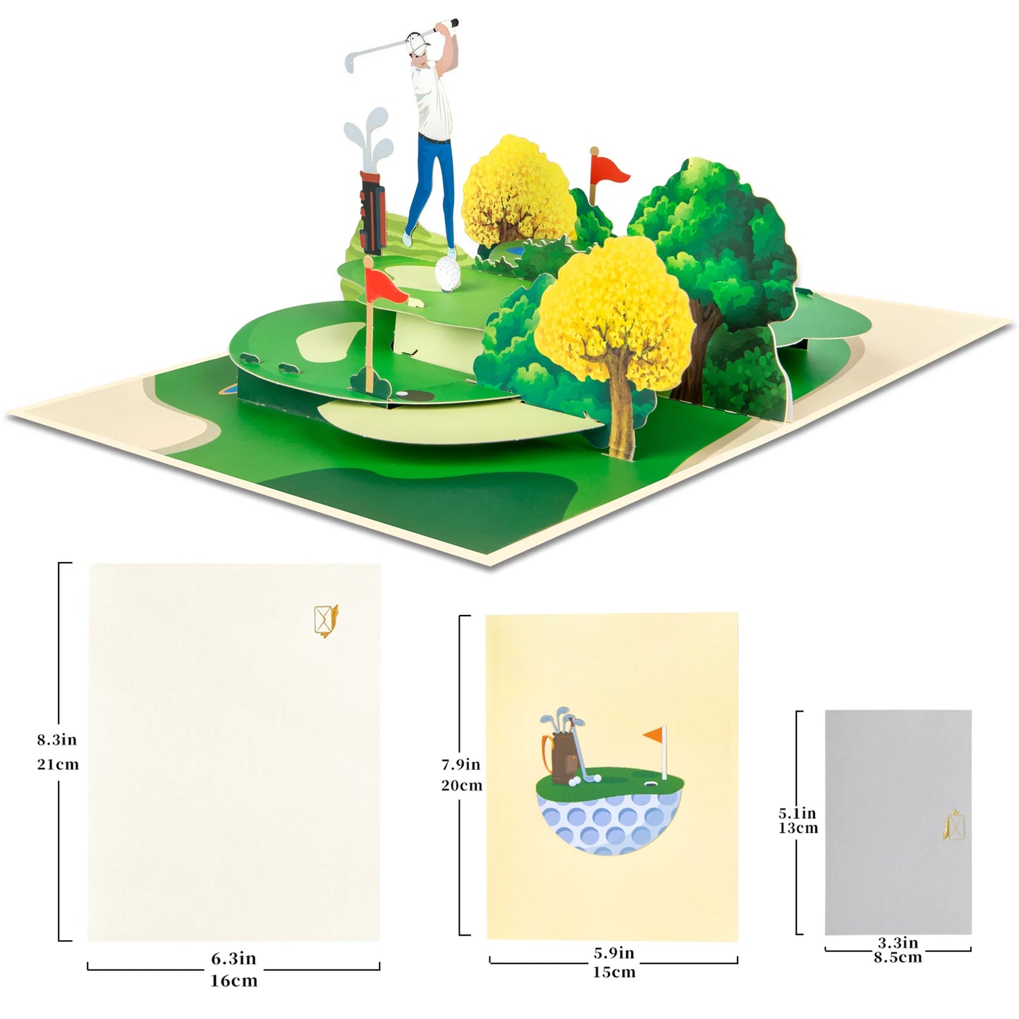 Travel Pop Up Card Journey Tour Souvenir 3D Greeting Cards Hotel Gift for Tourist Guests